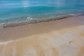 桑迪海滩细节桑迪海滩细节平静阳光明媚的一天马略卡岛巴利阿里群岛岛屿西班牙