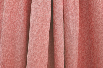 美丽的折叠大马士革编织棉花织物背景纹理水平健美的趋势颜色生活珊瑚美丽的折叠大马士革编织棉花织物