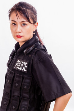 中国人女警察官