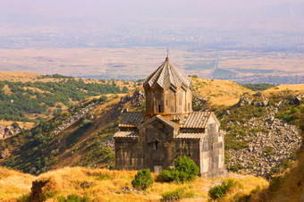 vagrmashen教堂是成立世纪城堡附近的亚美尼亚amberd位于的山坡上阿拉加茨