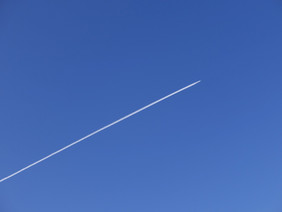 跟踪的飞机的天空跟踪的飞机的天空