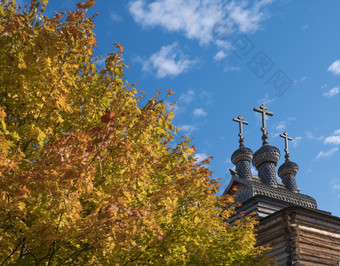 秋天景观与贝尔塔的<strong>教堂俄罗斯</strong>秋天景观与贝尔塔的<strong>教堂俄罗斯</strong>