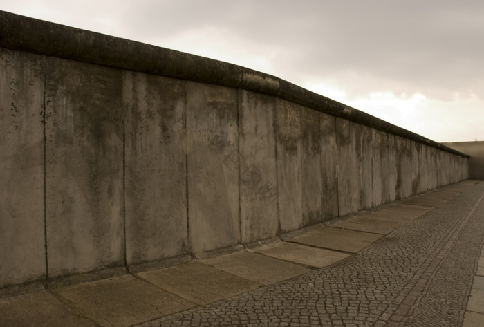 左部分的柏林墙