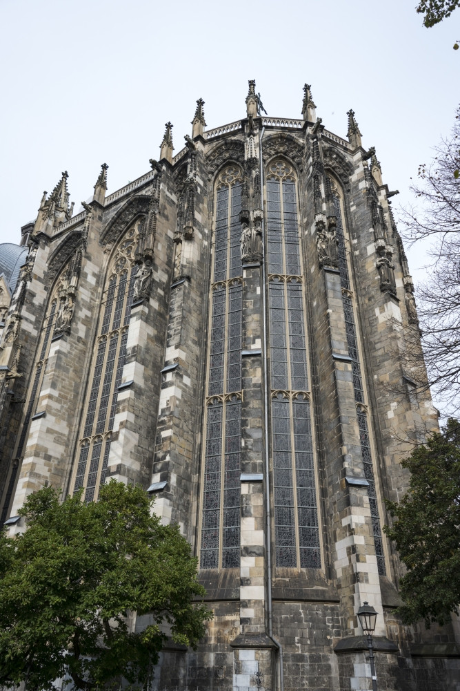塔的大教堂唐亚琛德国城市
