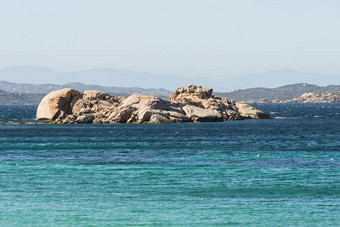 的诺赫特东海岸线撒丁岛被称为科斯塔Smeralda与蓝色的海洋和美丽自然撒丁岛科斯塔Smeralda撒丁岛科斯塔Smeralda