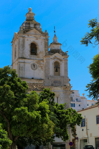 教堂的葡萄牙语村拉各斯葡萄牙
