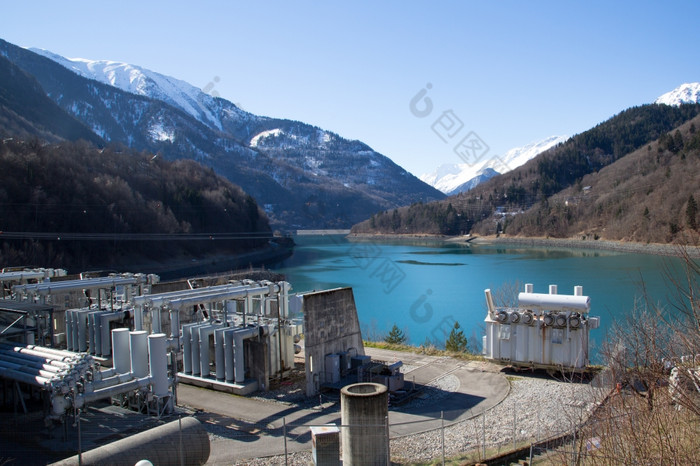 的较低的储层紫胶就像的最大水力发电权力站法国