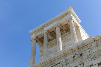 的寺庙雅典娜耐克的卫城雅典希腊
