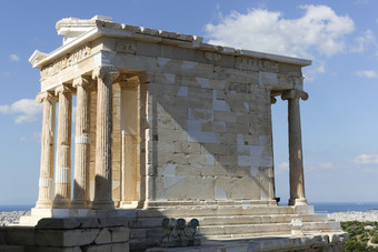 的寺庙雅典娜耐克的卫城雅典希腊