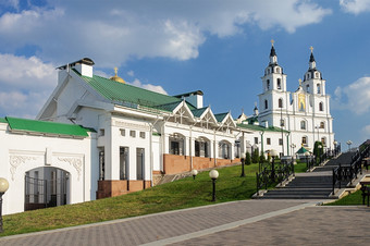 大教堂的血统的神圣的精神和精神上的和教育中心明斯克白俄罗斯