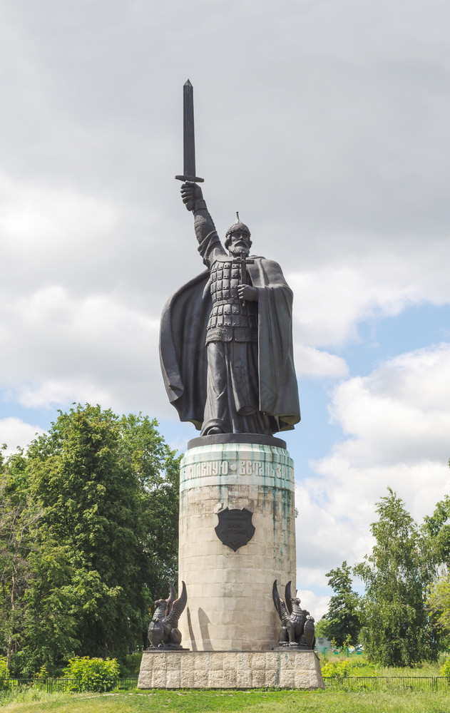 雕塑俄罗斯史诗英雄穆罗梅特穆罗姆弗拉基米图片