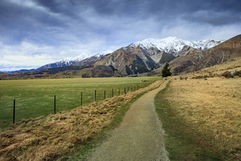 美丽的风景优美的城堡山亚瑟rsquo通过国家公园大多数受欢迎的旅行目的地新新西兰