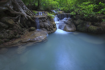 石灰<strong>石头</strong>水秋天日常水秋天国家公园北泰国使用为自然背景