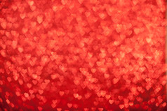 情人节rsquo一天概念红色的sparklng散焦浪漫的背景灯心