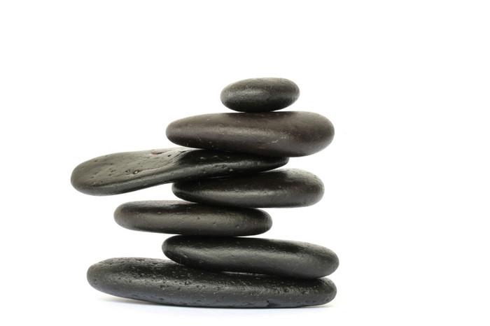 平衡岩石代表冥想图片
