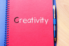 创造力文本概念写笔记本