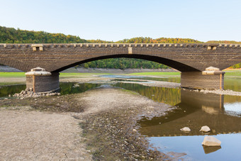 石头拱桥干德国埃德西邵尔兰区域