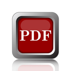 PDF图标互联网按钮白色背景