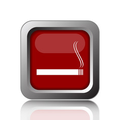 香烟图标互联网按钮白色背景