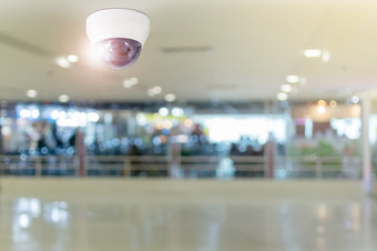 中央电视台系统安全内部建筑监测相机安装天花板监控为保护客户概念监测和监控中央电视台