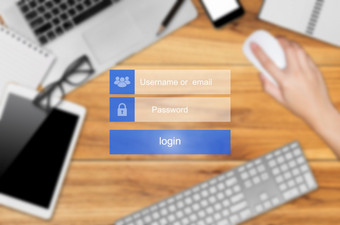 登录接口触摸屏幕触碰登录盒子用户名和密码输入虚拟数字显示前视图触碰登录盒子