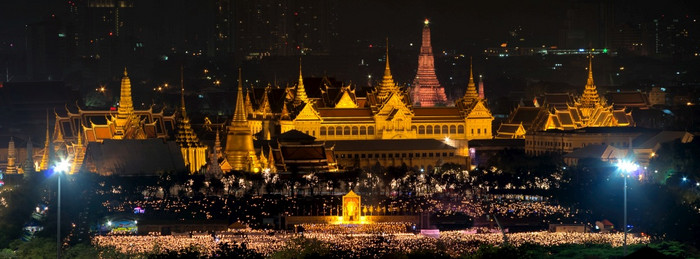 曼谷thailand-december的生日父亲rsquo一天王泰国12月萨南銮附近宫曼谷12月曼谷泰国大宫泰国