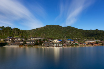 癌症泰国村茶农场受欢迎的目的地泰国癌症泰国村