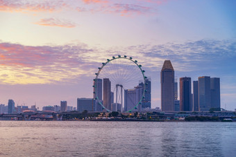 新加坡2月新加坡摩天轮和业务区和城市玛丽<strong>娜</strong>湾湾位于的中央区域新加坡2月新加坡旅行假期新加坡