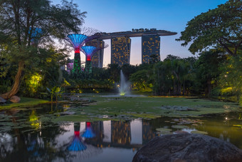 <strong>新加坡</strong>2月supertree格罗夫的花园的湾晚上2月<strong>新加坡</strong>旅行假期<strong>新加坡</strong>
