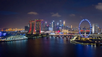 <strong>新</strong>加坡2月空中无人机视图<strong>新</strong>加坡业务区和城市玛丽娜湾湾位于的中央区域<strong>新</strong>加坡2月<strong>新</strong>加坡旅行假期<strong>新</strong>加坡