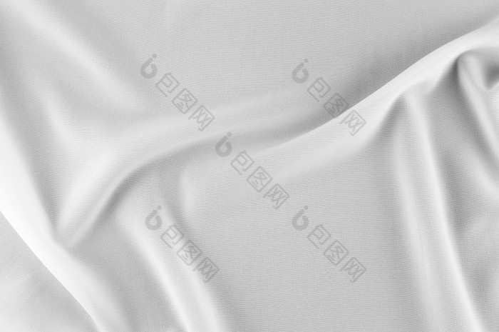 光滑的优雅的白色丝绸缎奢侈品布可以使用婚礼背景豪华的圣诞节背景新一年背景设计白色织物纹理布纺织表面前视图光滑的白色丝绸缎纹理