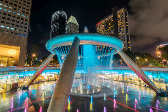新加坡2月喷泉<strong>财富</strong>15日城市新加坡具有里程碑意义的金融业务区与摩天大楼2月新加坡喷泉<strong>财富</strong>15日城市