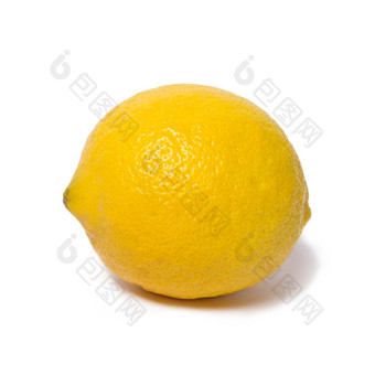 黄色的柠檬孤立的的白色背景柠檬白色背景