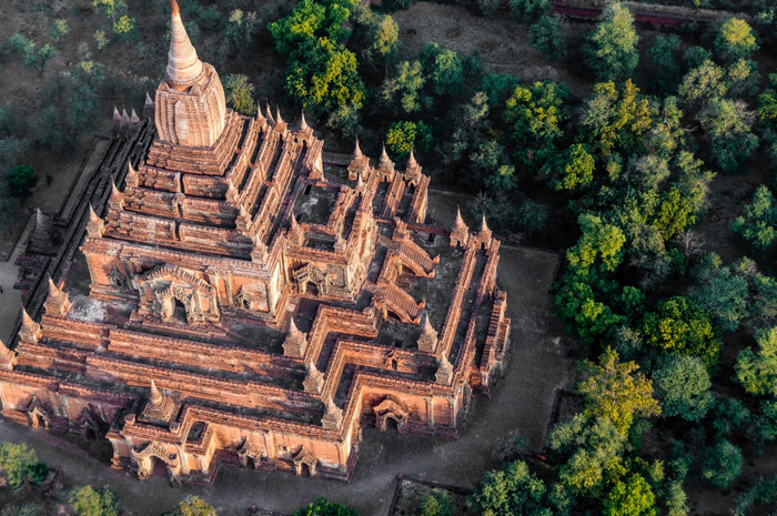 寺庙见过从气球蒲甘缅甸寺庙蒲甘缅甸图片
