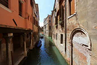运河威尼斯意大利<strong>精致</strong>的古董建筑沿着运河运河威尼斯意大利<strong>精致</strong>的建筑沿着运河
