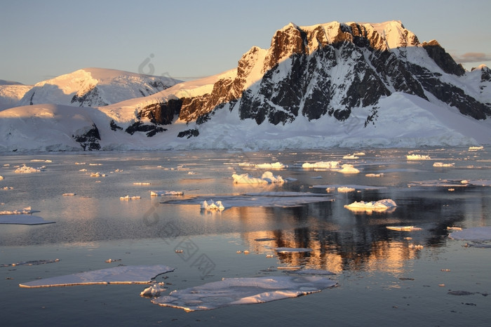 的国际有限通道的南极半岛南极洲