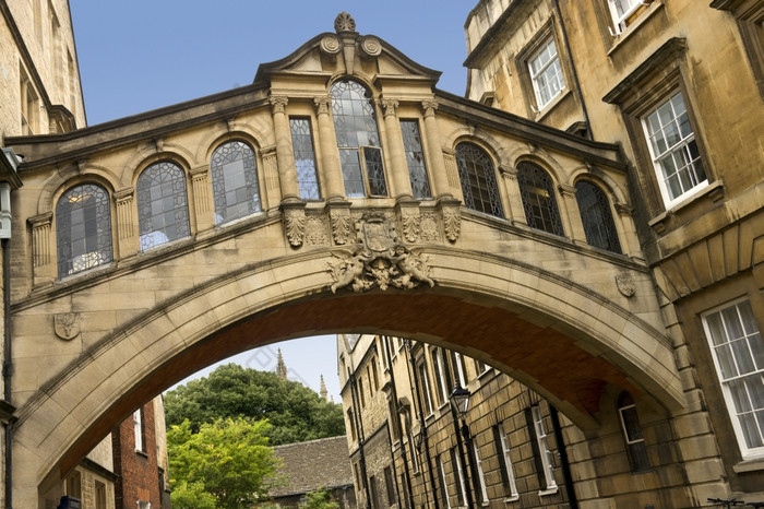 的桥叹了口气复制的原始威尼斯牛津大学英格兰的曼联王国伟大的英国