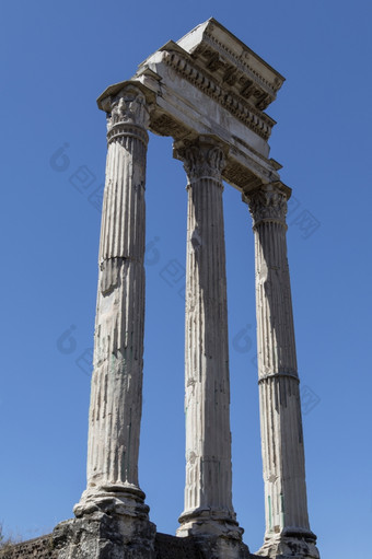 的<strong>寺庙</strong>castor和Pollux的罗马论坛罗马意大利<strong>寺庙</strong>castor和Pollux罗马意大利