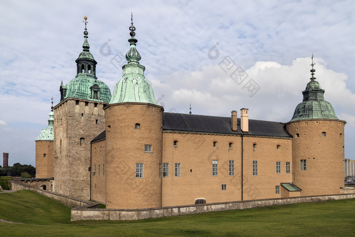 卡尔马城堡卡尔马城堡城堡的城市卡尔马的省斯马兰瑞典部分的城堡日期从的世纪