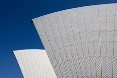 细节的屋顶设计的悉尼歌剧房子的城市悉尼新南威尔士澳大利亚