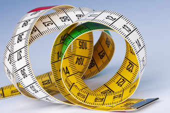 磁带测量节食的实践吃食物监管和监督道路减少维护增加身体重量