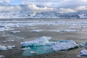 海冰的北大西洋海洋从的<strong>东北</strong>海岸格陵兰岛