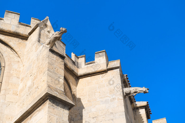 细节大教堂大教堂(narbonne)