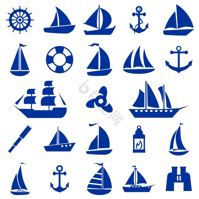 帆船象征集图片
