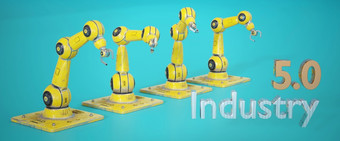 插图机器人<strong>手臂</strong>工业机器人操纵器现代工业技术行业