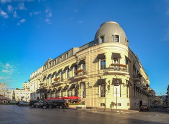 敖德萨乌克兰酒店巴黎的历史中心的敖德萨城市最近打开奢侈品酒店历史建筑primorsky大道酒店巴黎敖德萨乌克兰