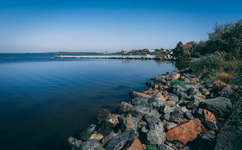 奥恰科夫乌克兰海岸线和海滩奥恰科夫小镇nikolayev省乌克兰的黑色的海海岸海岸线和海滩奥恰科夫乌克兰