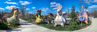 敖德萨乌克兰民族公园新vasyuki国家休息区为的整个家庭敖德萨地区乌克兰新vasyuki国家家庭娱乐区域