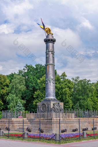 波尔塔瓦乌克兰的列<strong>荣耀</strong>是为了纪念的纪念的战斗波尔塔瓦乌克兰阳光明媚的夏天一天列<strong>荣耀</strong>波尔塔瓦乌克兰