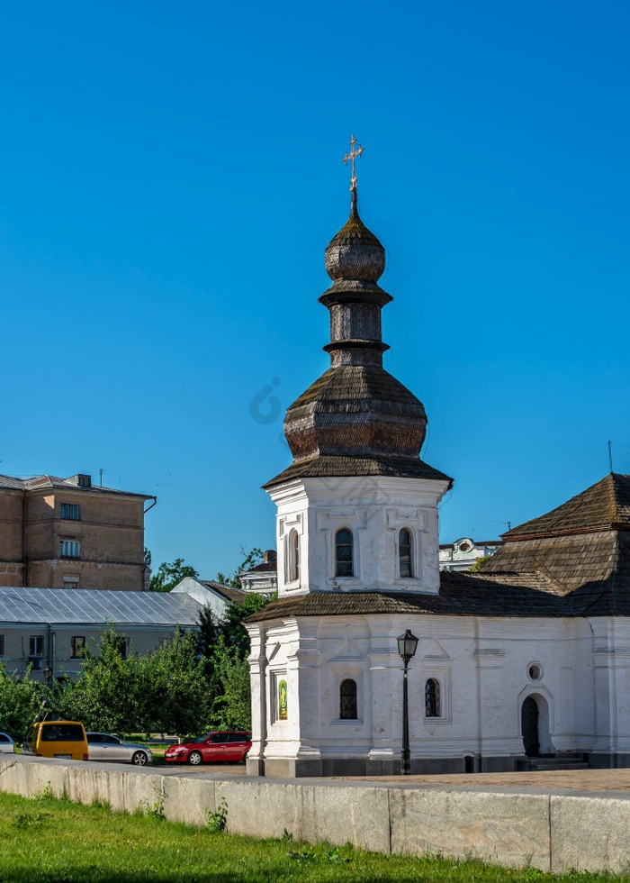 基辅乌克兰麦克时修道院基辅乌克兰阳光明媚图片